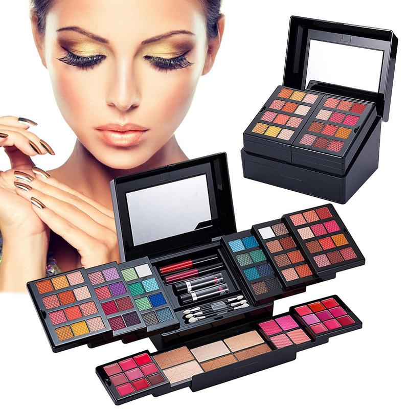 Sdattor 88 Colors Make Up Kit Professional Eyeshadow Lipstick Palette With Mirror All InMakeup Gift Set For Girls Women